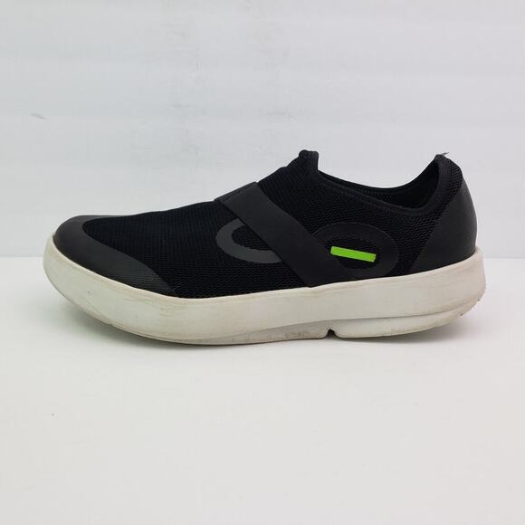 Oofos OOmg Eezee Low Mens Size 13 Black Slip On Recovery Comfort Sneaker Shoes - Picture 3 of 11